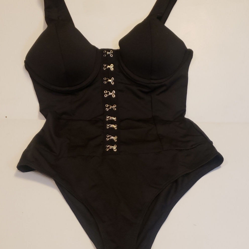 Black sexy bodysuit